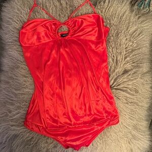 MISS SIXTY red bodysuit size M